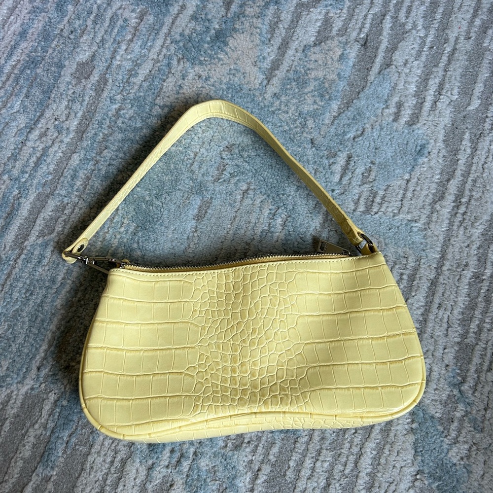Pastel Yellow croc skin JW Pei shoulder purse